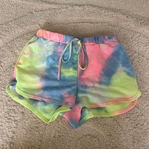 SHEIN tye dye shorts